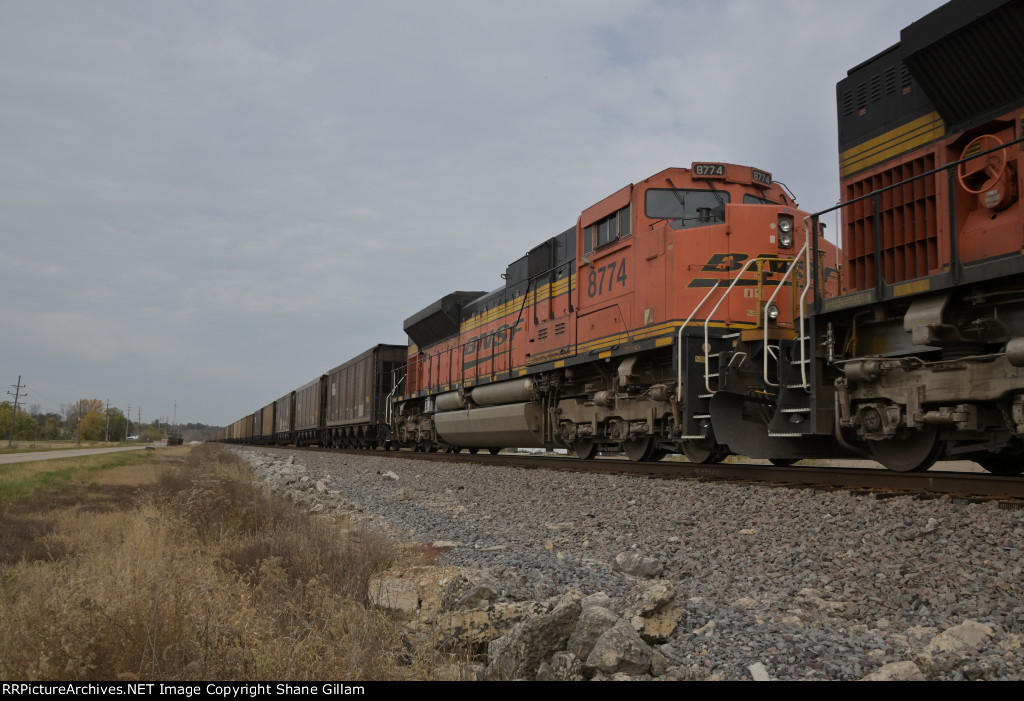 BNSF 8774 Roster shot